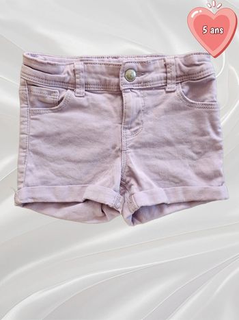 Short lilas fille 5 ans