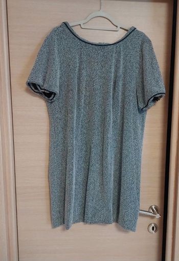 Robe damart grande taille noire moucheté