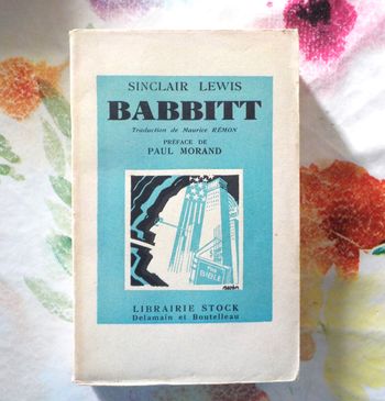 BABBITT de Sinclair LEWIS Ed. Stock 1931