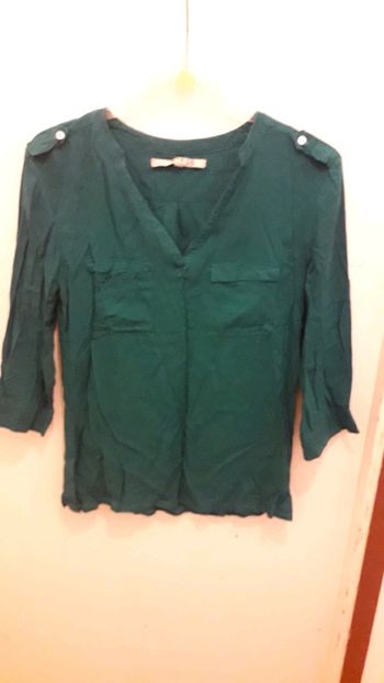Blouse vert d'eau