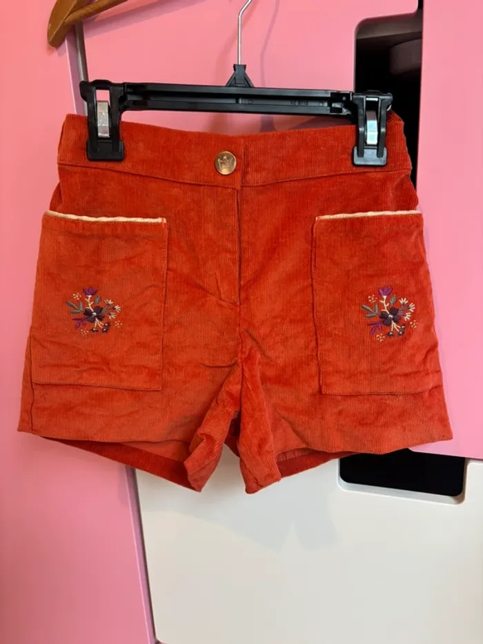 Short velours Sergent Major 8 ans - Porté 1 fois