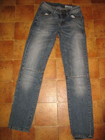 JEAN DROIT BLEU "BIZZBEE" - TAILLE 34 - n°01