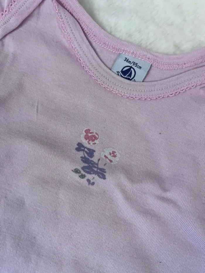 Lot 2 bodies taille 36 mois petit bateau - photo numéro 7