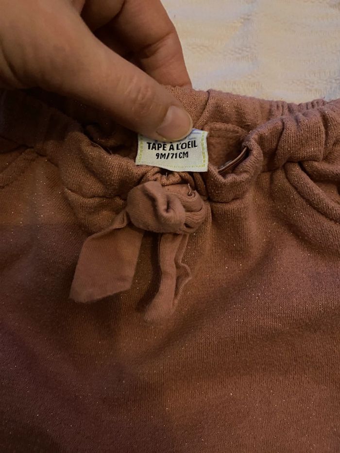 Ensemble fille TAO 9 mois rose - photo numéro 2