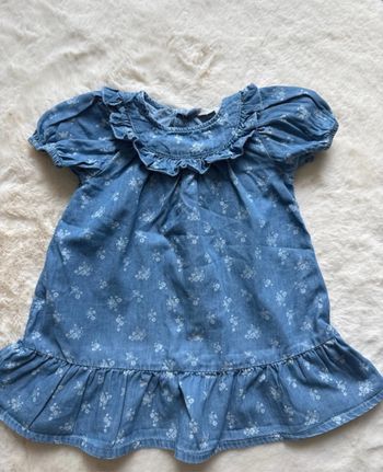 Robe en jeans primark 9-12 mois