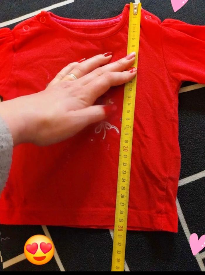 Haut ML T6M rouge - photo numéro 4