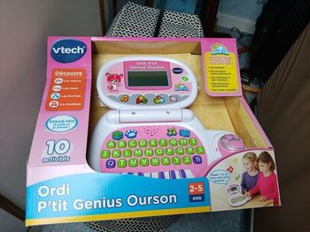 Ordinateur p'tit genius ourson