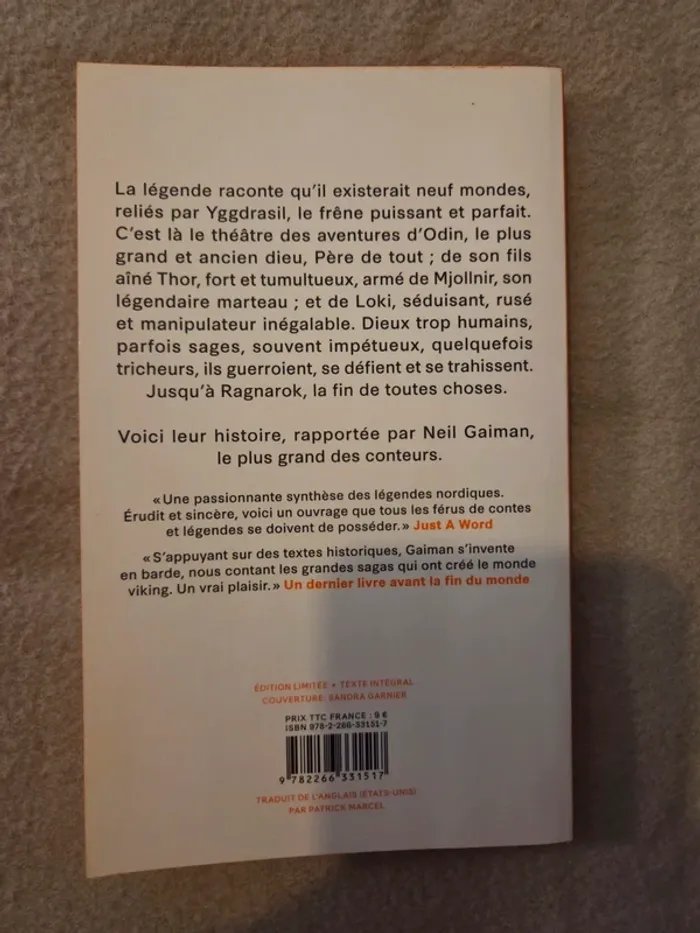 La Mythologie Viking – Neil Gaiman - photo numéro 2
