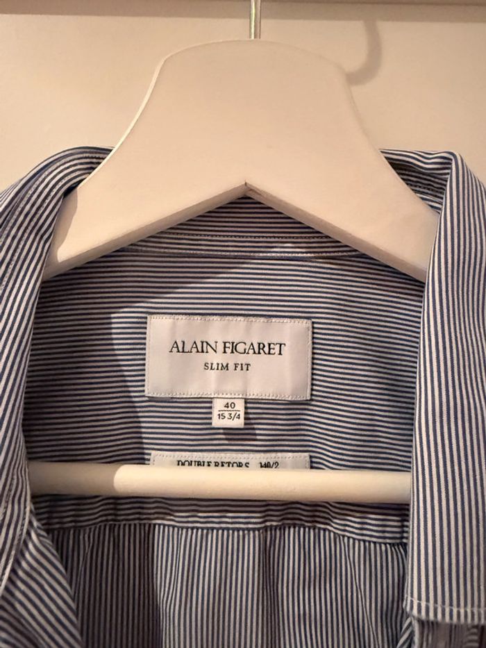 Belle chemise Alain Figaret Slim fit 🌸 40 - photo numéro 2