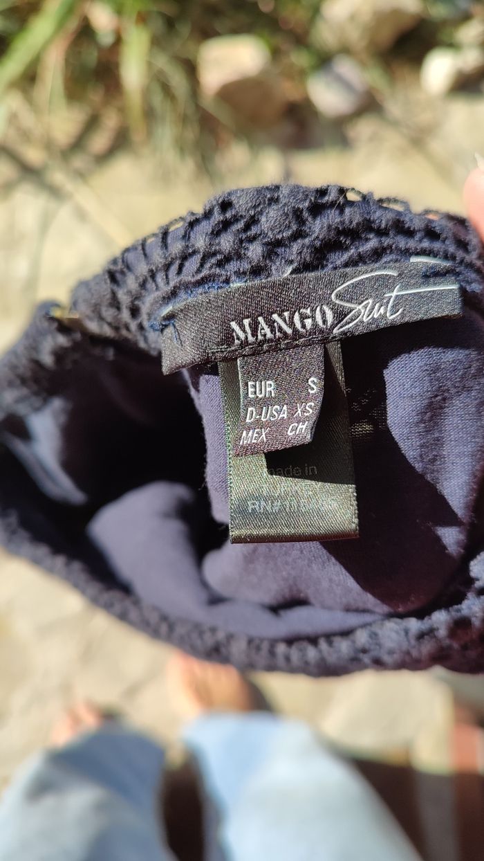 Jupe noire en dentelle Mango taille S - photo numéro 5