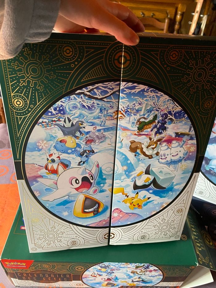 Lot de deux calendriers de l'avent Pokémon vides - photo numéro 4