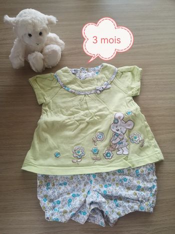Ensemble short salopette