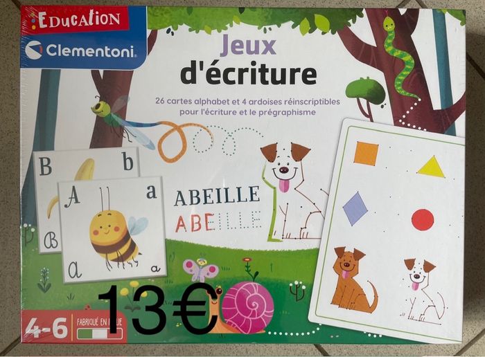 Jeux d’écriture Clementoni neuf