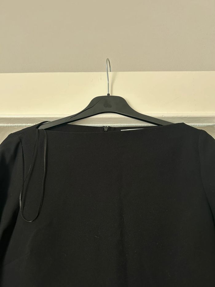 tunique noir femme zara s - photo numéro 5