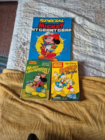 Lot 3 ancienne bd mickey