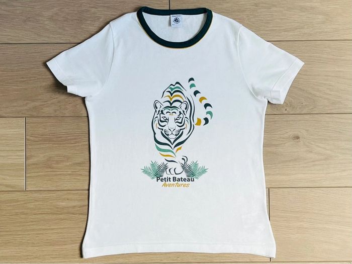 Lot de 7 t-shirts sérigraphiés Petit bateau T-10 ans - photo numéro 9