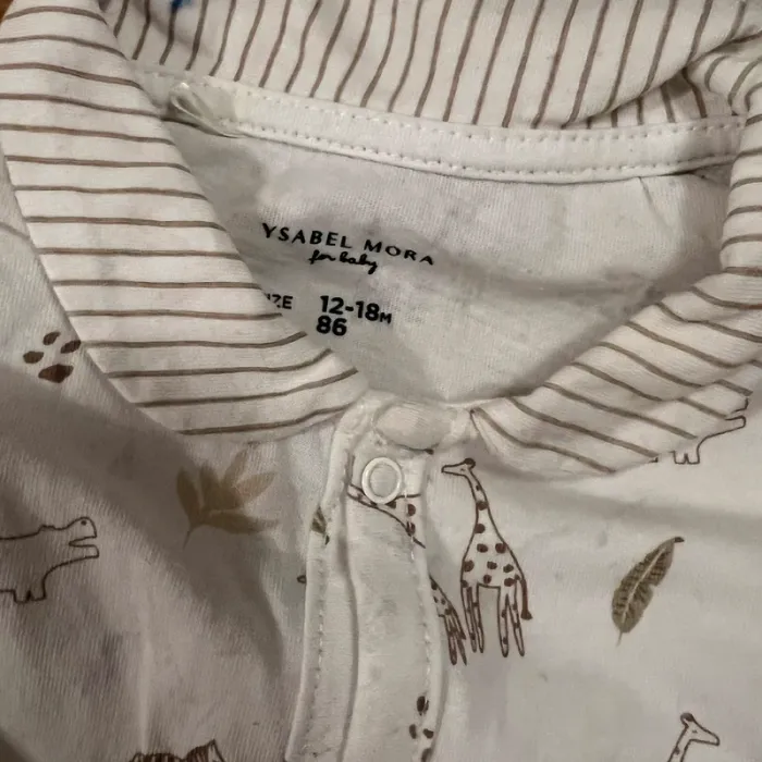 Lot de 2 pyjamas à pieds 12/18m - photo numéro 3