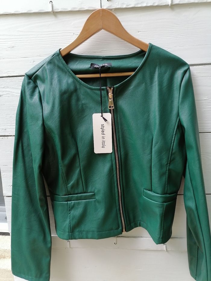 Blouson simili cuir Styled In Italy