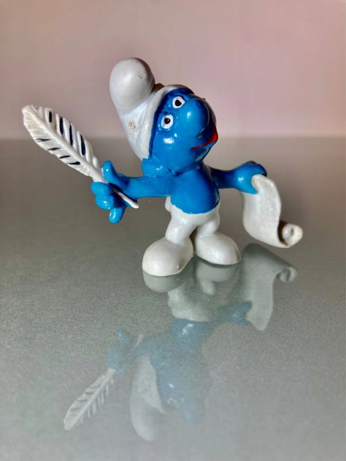 Lot 3 figurines Schtroumpfs Vintages - photo numéro 4