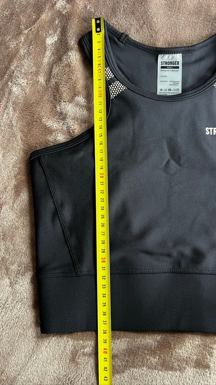 Brassière de sport noire Stronger taille S - photo numéro 6