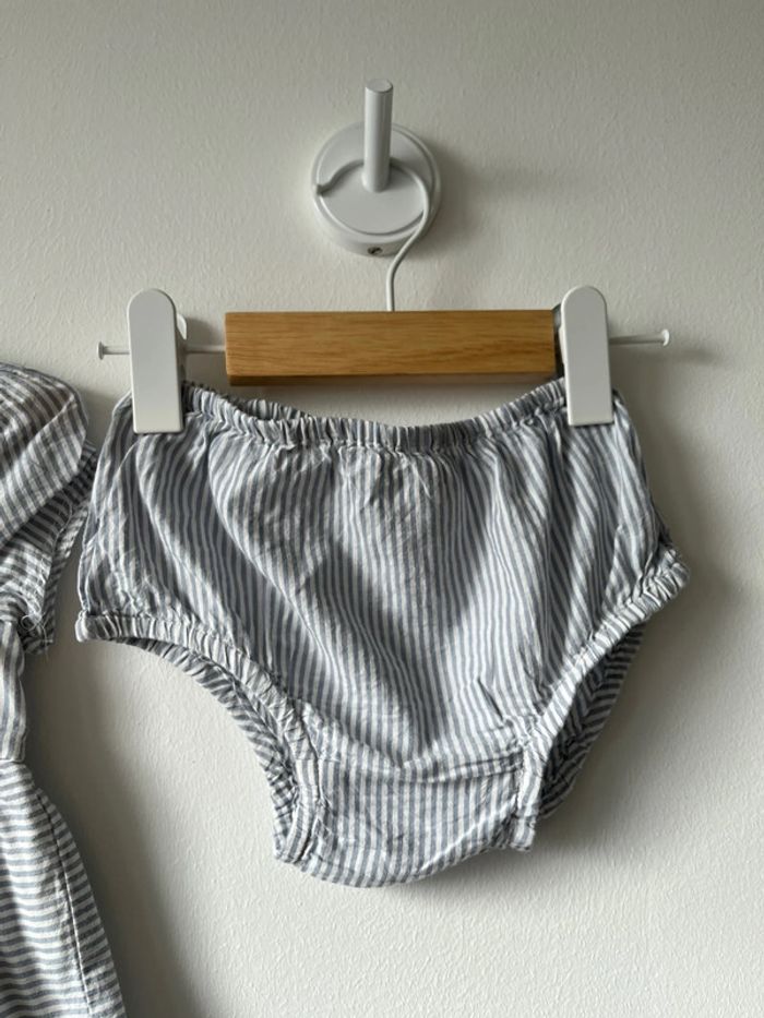 Robe à rayures + bloomer - photo numéro 3