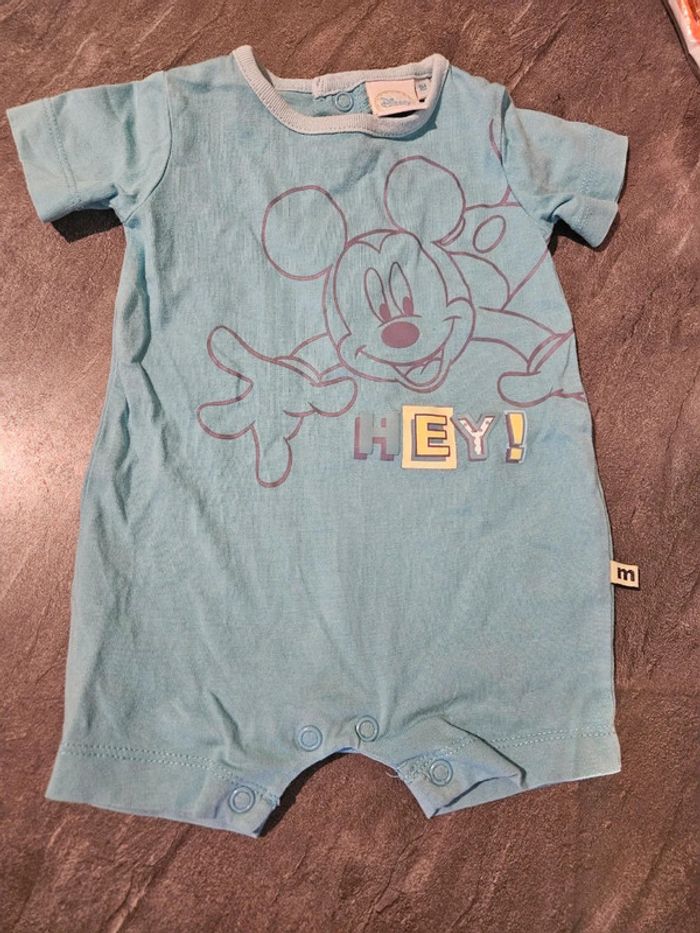 Combishort été mickey 1mois