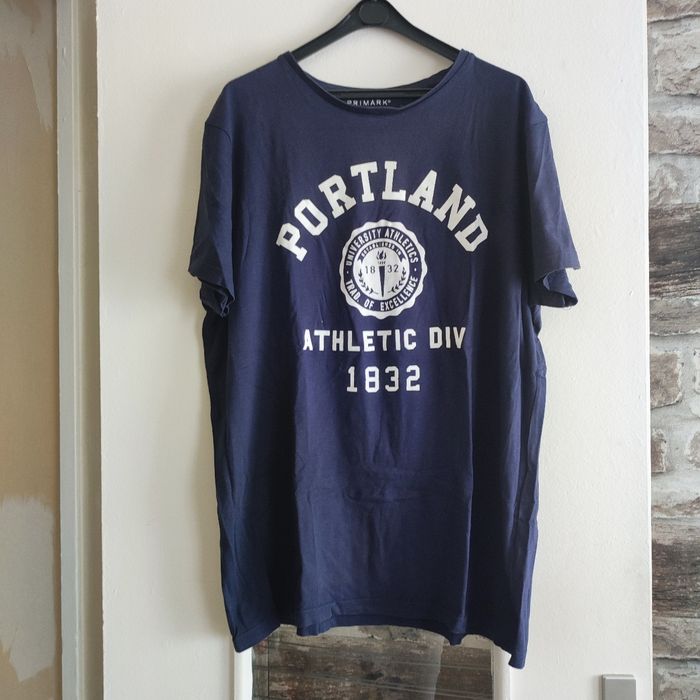 👕 T-shirt Bleu Marine "Portland Athletic" - PRIMARK 👕 - photo numéro 2