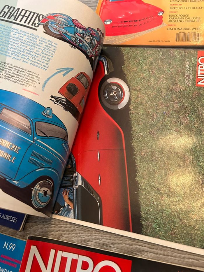 Lot 7 magazines Vintage Nitro Ancien - photo numéro 7