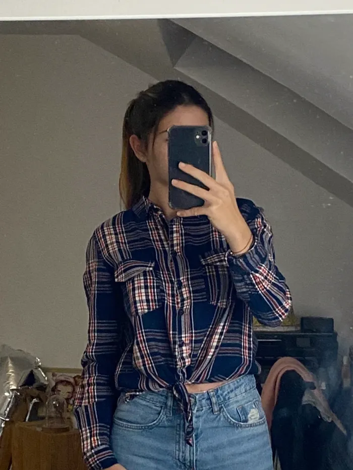 Chemise à carreaux jennyfer