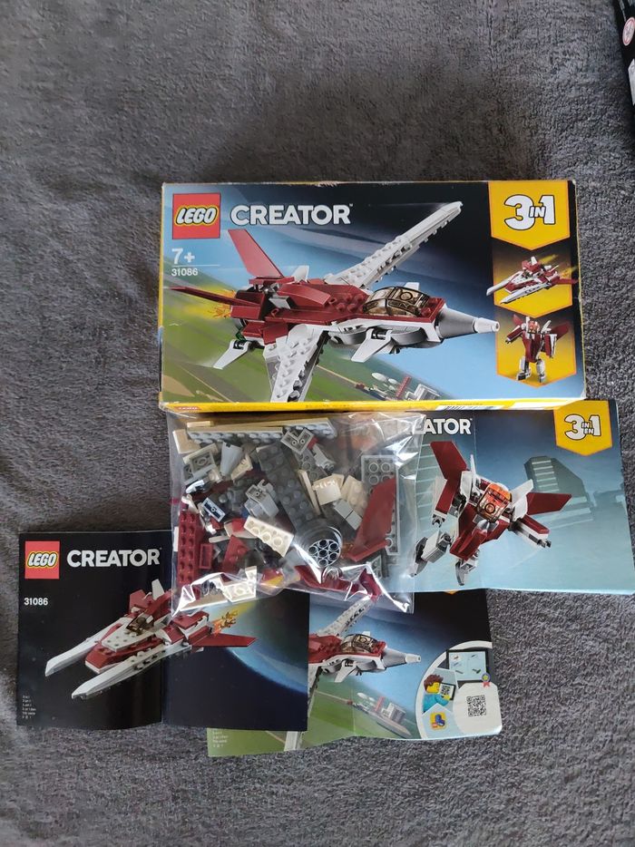 Lego creator 3 en 1 7 ans et plus complet 31086