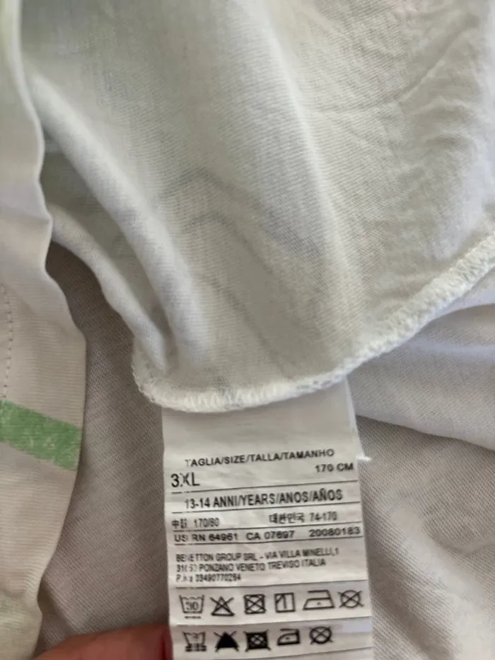 T-shirt garçon Benetton taille 13 14  Green lantern - photo numéro 3