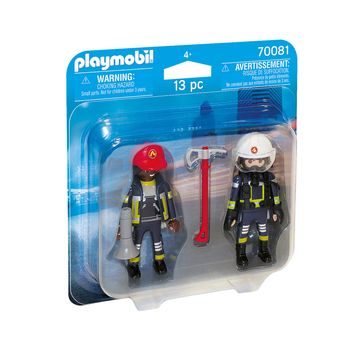PLAYMOBIL 70081 DUO PACK SAUVETEUR POMPIER