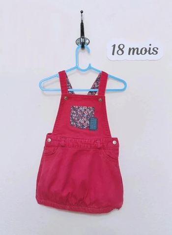 Robe salopette taille 18 mois état parfait