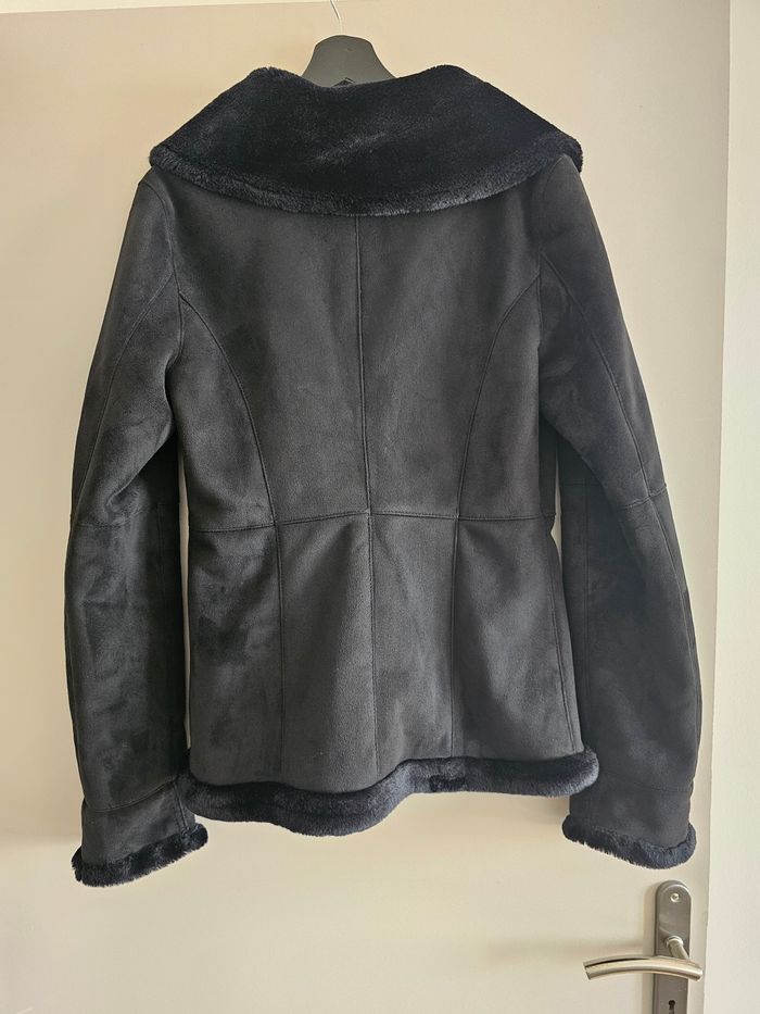 Manteau fausse fourrure aspect suédine Maison 123 Taille 36 - photo numéro 8