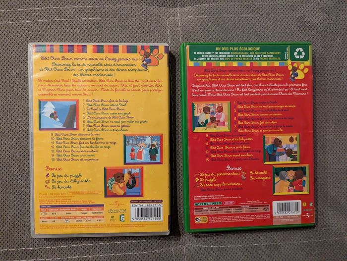 Lot de 2 DVD Petit ours brun - photo numéro 2