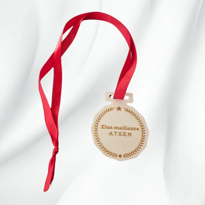 Médaille "Élue meilleure A.T.S.E.M" – Cadeau fin d'année scolaire