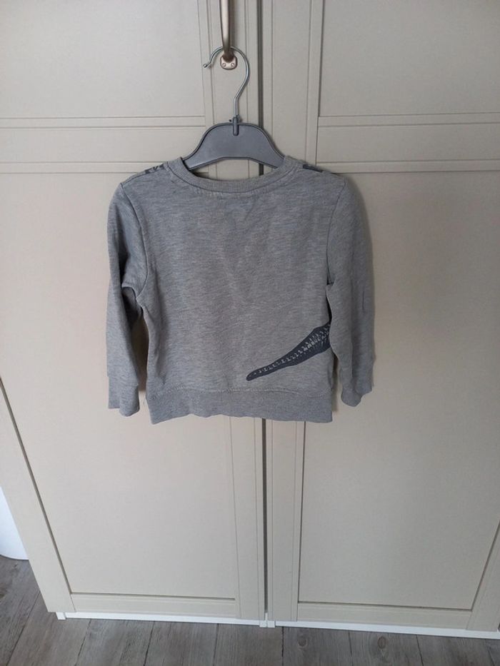 Sweat col rond gris garçon - photo numéro 3