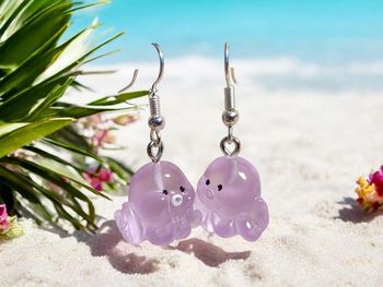 Boucles d'oreilles argent Poulpe 🐙