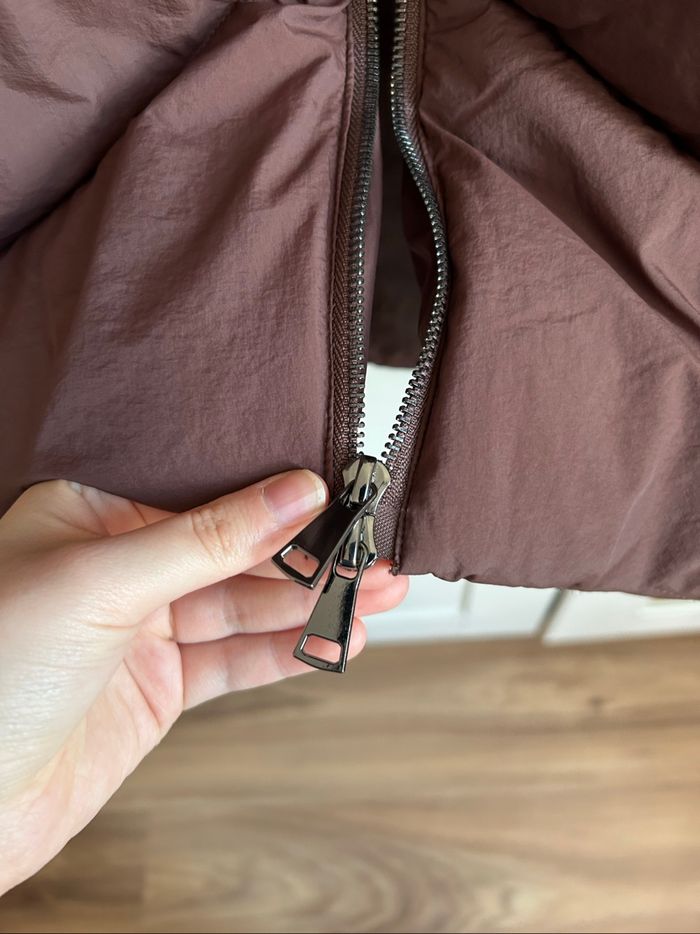 Doudoune longue marron unie Neuve Primark Tailles S-M - photo numéro 6