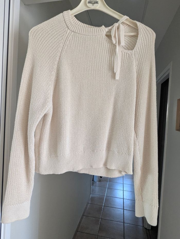 Pull femme over maille de chez mango taille S