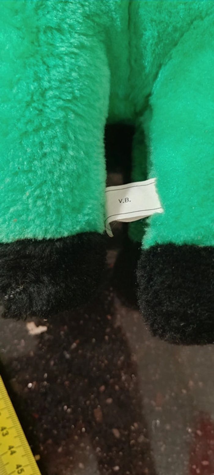 Peluche âne Verbaudet vert officiel - photo numéro 5