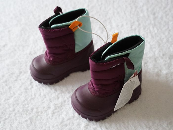 Bottes de neige violettes/turquoises neuves avec étiquette pour enfants  Pointure : 20/21