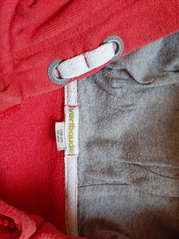 Veste garçon à capuche