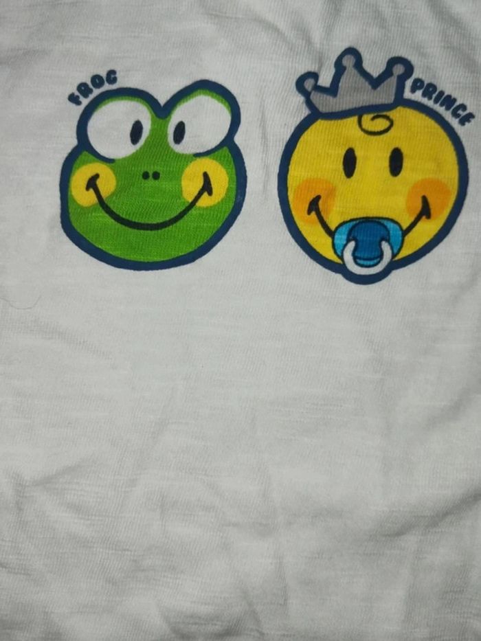 Tee-shirt smiley 3 mois - photo numéro 2