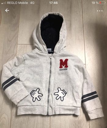 Pull/ Gilet garçon Mickey 3 ans