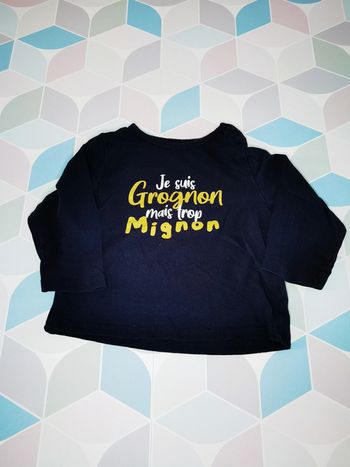 D3807 - tee-shirt garçon 12 mois