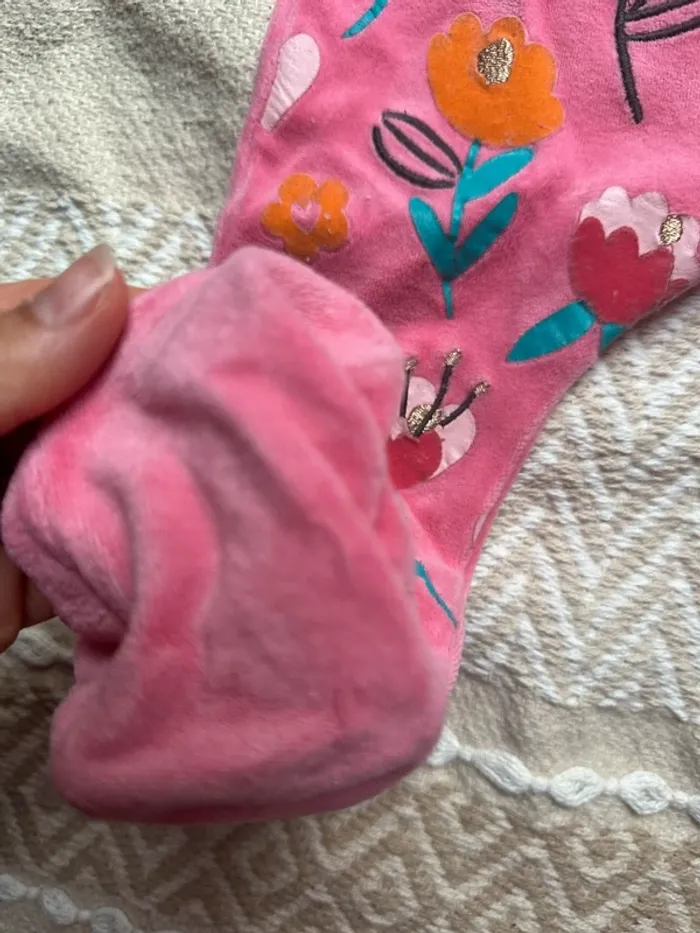 Pyjama velours DPAM fuschia 18M - photo numéro 6