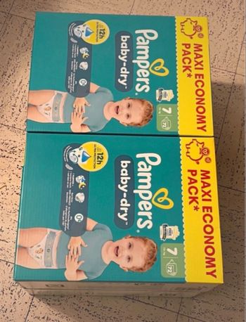 Pampers couches  taille 7
