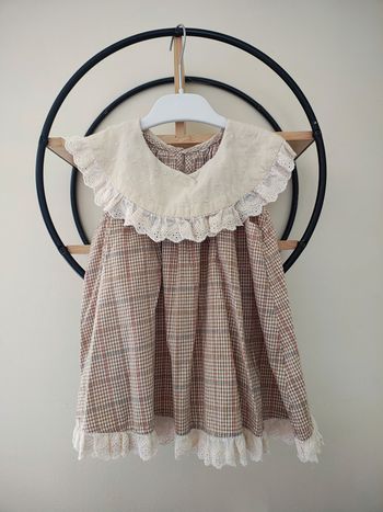 6 7 ans blouse été avec col ( étiquette coupée)