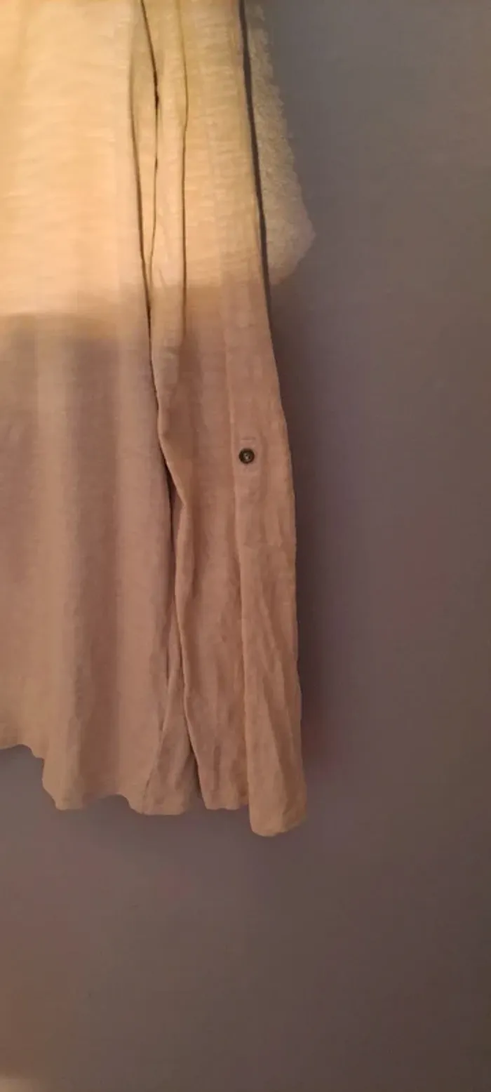 T Shirt manches longues beige - Marque Pimkie -Taille 42 - Bon état. - photo numéro 4